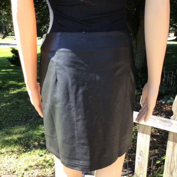 Sale! VEGAN LEATHER WITH A ZIPPER and BELT - Picture 4 of 7